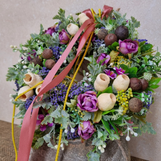 Letný venček na dvere 1