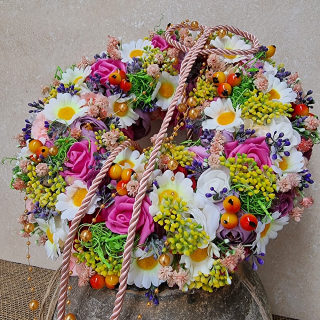 Letný venček na dvere 2