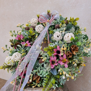 Letný venček na dvere 4