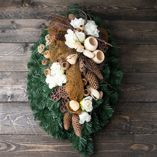 Veniec natur + dekor 02