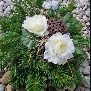 Ikebana čerstvá jedlička 01