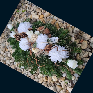 Ikebana čerstvá jedlička 03