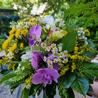 Kytica mix farebné kvety 04