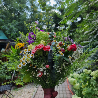 Lúčna kytica s harmančekom