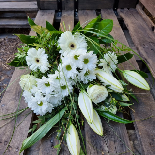 smútočná kytica biela top